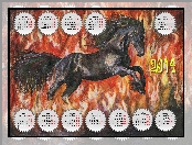 Kalendarz, 2014, Koń