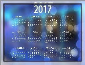 Kalendarz, 2017, Bokeh