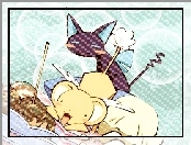 Cardcaptor Sakura, zwierzaki, kot, mysz