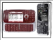 Nokia E75, Czarny Nokia E55, Wiśniowy, Nokia E55