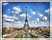 Wieża, Eiffel, Paryż