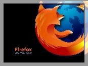 FireFox, przeglądarka, lis, grafika, ogień