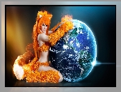 Firefox, Ziemia, Ruda, Kobieta