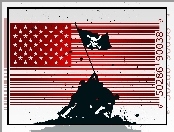 Flaga, Kreskowy, USA, Kod