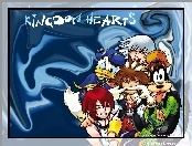 Kingdom Hearts, donald, duck, postacie, goofy
