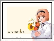 Gunslinger Girl, dziewczyna, bukiet, kwiaty