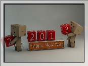 Happy, Danbo, New Year, 2013
