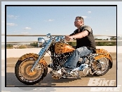 Harley Davidson Fat Boy, Airbrush