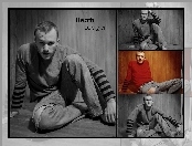 Heath Ledger, czerwona bluzka