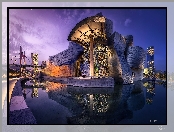 Muzeum Sztuki Współczesnej, Muzeum Guggenheima, Rzeka Nervion, Bilbao, Hiszpania