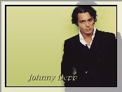 Johnny Depp, czarna marynarka, biała koszula