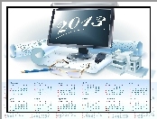 Kalendarz, Monitor, 2013, Projekt