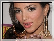 Kim Kardashian, łańcuszek, Kobieta, kolczyki