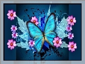 Motylek, Kwiatuszki, Grafika