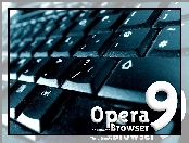 klawiatura, Opera, laptop