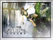 Lara Croft, Tomb Raider Legend, Wodospad