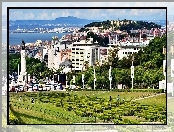 Lizbona, Park, Fragment, Miasta