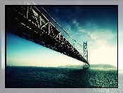 Chmury, Most, Golden Gate, San Francisco, Ocean