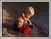 Dziecko na plaży