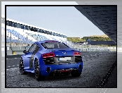 Niebieskie, Tor wyścigowy, Audi R8, Tył