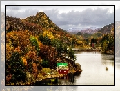 Norwegia, Las, Rzeka, Góry, Domek