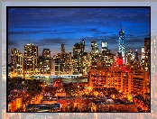 Noc, Nowy Jork, USA, World Trade Center, Manhattan