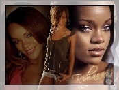 Robyn Rihanna Fenty, Usta, Duże, Oczy