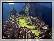 Peru, Ruiny, Machu Picchu, Góry
