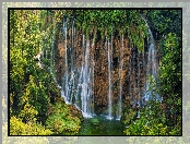 Chorwacja, Wodospad Galowacki Buk, Plitvice, Park Narodowy Jezior Plitwickich