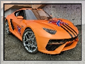 Pomarańczowy, Lamborghini Asterion Concept, 2014