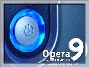 przycisk, power, Opera