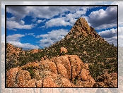 Prescott, Arizona, Góry, Stany Zjednoczone, Granite Dells, Rośliny, Skały