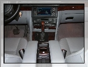 Radio, BMW 7, E65, Dźwignia, Panel
