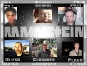 Rammstein, twarze, zespół, imiona