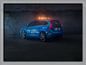 Samochód bezpieczeństwa, Niebieskie, Volvo V60