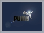 Tło, Nazwa, Puma, Logo, Niebieskie