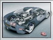 Bugatti Veyron, podwozie
