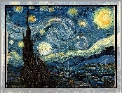 Vincent Van Gogh, Night, The, Starry