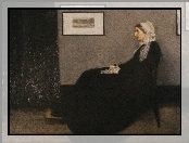 Whistler, Abbott, James, Matki, McNeill, Portret