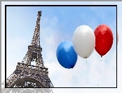Wieża Eiffla, Francja, Balony