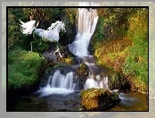 Koń, Wodospad, Kamienie