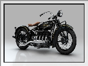 Zabytkowy, 1932r, Motocykl, Indian Four