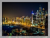 Zjednoczone Emiraty Arabskie, Noc, Dubaj, Miasto