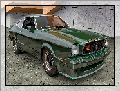 Zabytkowy, 1978, Zielony, Ford Mustang King Cobra