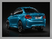 Niebieskie, BMW M2 Coupe Long Beach Blue Metallic, 2016