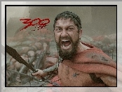 300, Gerard Butler, miecz, trupy