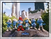 Smerfy, Miasto, The Smurfs, 3D