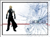 Ff 7 Advent Children, napis, postać, szkło