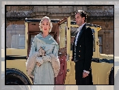 Mężczyzna, Serial, Michelle Dockery, Samochód Serial, Aktorka, Downton Abbey A New Era