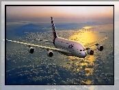 Airbus A380 SuperJumbo, Ponad, Chmurami